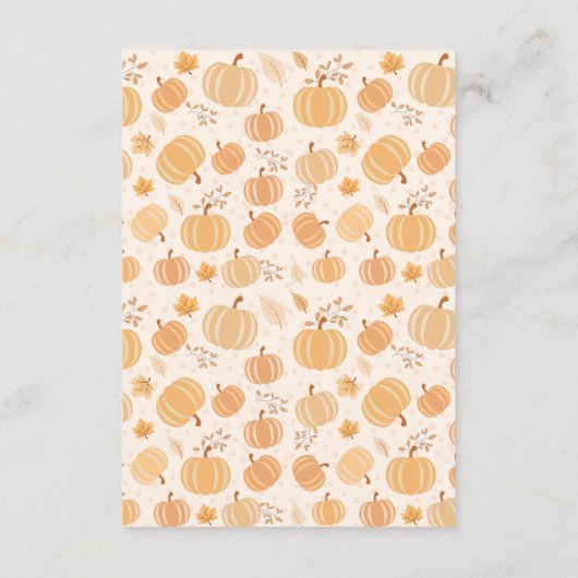 Windel-Windeln-Windeln Begleitkarte (Rückseite)