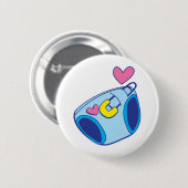 Windelbaby Button (Vorne & Hinten)