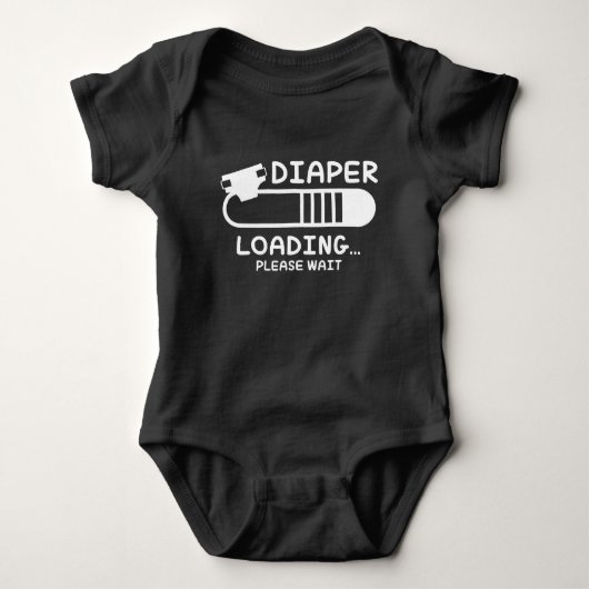 Windelbelastung Baby Strampler (Vorderseite)