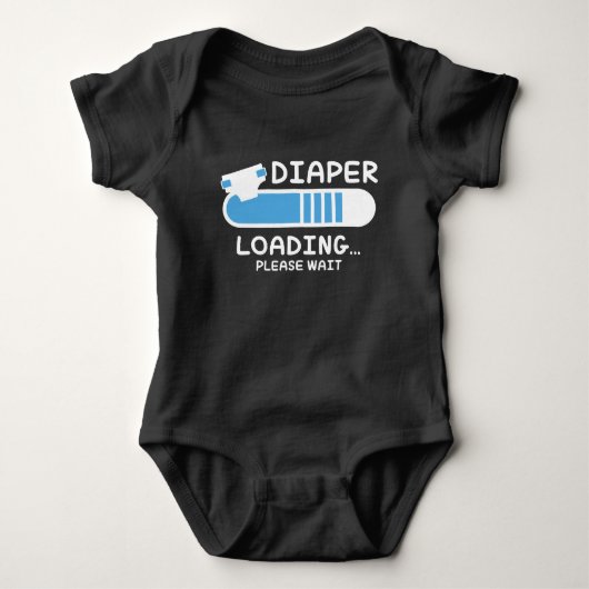 Windelbelastung Baby Strampler (Vorderseite)