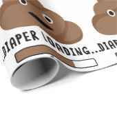 Windelbelastung Geschenkpapier (Rolleneckpunkt)