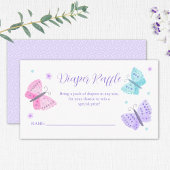 Windelblende Kinderdusche Begleitkarte