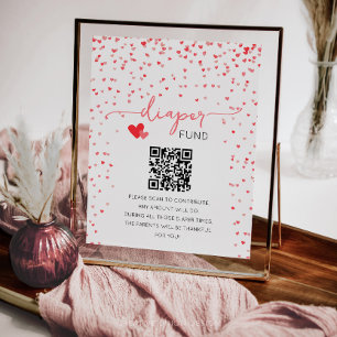 Windelfonds-Zeichen für Bargeld-Geschenke Kinderdu Poster