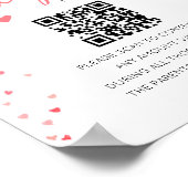 Windelfonds-Zeichen für Bargeld-Geschenke Kinderdu Poster (Ecke)