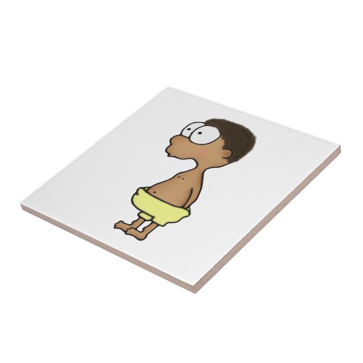 Windeljunge Fliese (Seite)