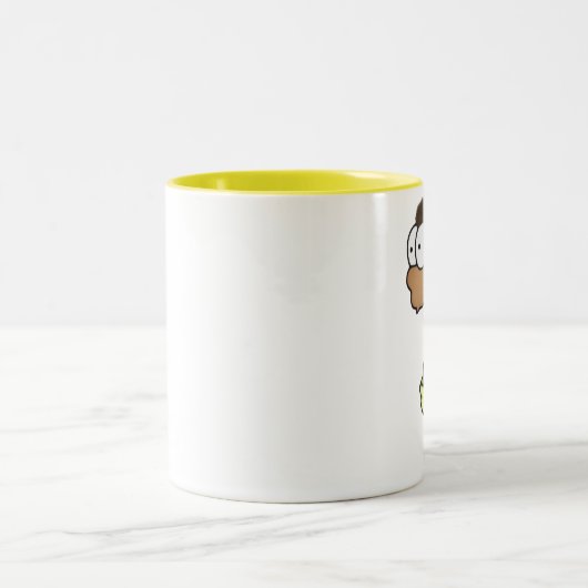 Windeljunge Zweifarbige Tasse (Mittel)