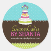 Windelkleber Runder Aufkleber (Vorderseite)