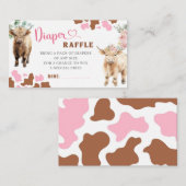 Windelkreislauf von Heifer oder Bull Cow Begleitkarte (Vorne/Hinten)