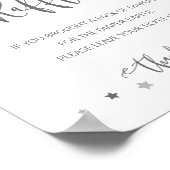 Windelkrempel-Kennzeichnung Geschlecht neutrale Ba Poster (Ecke)