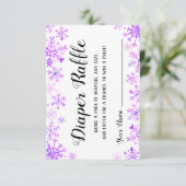 Windeln - Baby ist kalt draußen Einladung (Stehend Vorderseite)