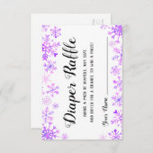 Windeln - Baby ist kalt draußen Einladung (Vorne/Hinten)