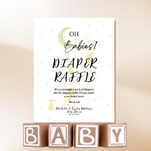 Windeln, Babys, neutrale Storchen Sockelschild