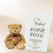 Windeln, Babys, neutrale Storchen Sockelschild