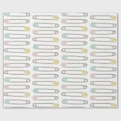 Windeln Buttone Kinderdusche Geschenkpapier (Flach)