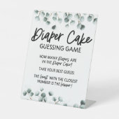 Windeln Cake Guessing Baby Shooting Game Sockelschild (Vorderseite)