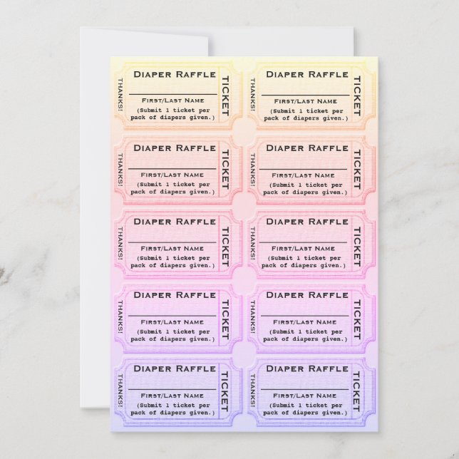 Windeln Niedliche Babydusche (Vorderseite)