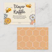 Windeln Niedliche Hummelsäcke Babydusche Begleitkarte (Vorne/Hinten)