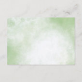 Windeln Orange Süsse Babydusche Begleitkarte (Rückseite)