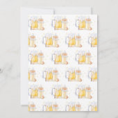 Windeln Party Brei bevor Baby mit Baby Dusche Einladung (Rückseite)