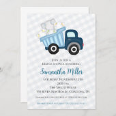 Windeln Party Kinderdusche Einladung (Vorne/Hinten)