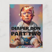 Windeln Postkarte (Vorderseite)