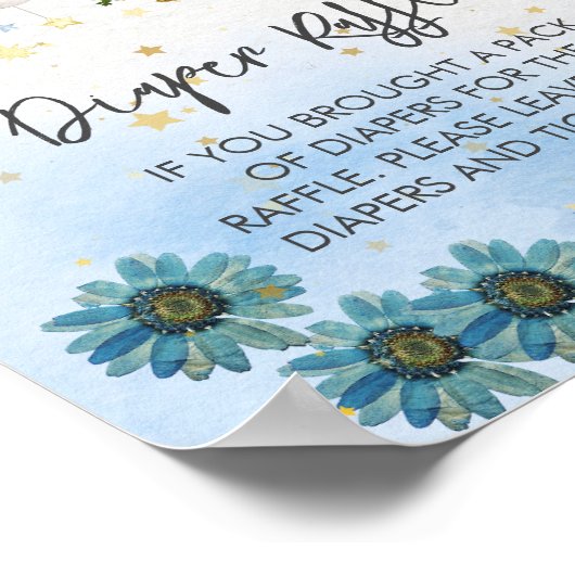 Windeln Raffel können wir frühzeitig abwarten Boho Poster (Ecke)