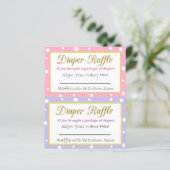 Windeln Raffle Baby Duschgel Pink und Lila (Stehend Vorderseite)