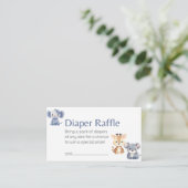Windeln Raffle Baby Enclosure Card Begleitkarte (Stehend Vorderseite)