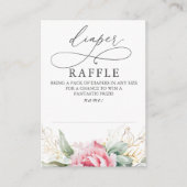 Windeln Raffle Baby Shocket Begleitkarte (Vorderseite)