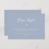 Windeln Raffle Baby Shower Activity Game Card F201 Save The Date (Vorne/Hinten)