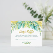 Windeln Raffle Babydusche Eukalyptus Olivenöl Beil (Stehend Vorderseite)