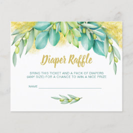 Windeln Raffle Babydusche Eukalyptus Olivenöl Beil