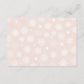 Windeln Raffle Babydusche Neutrale Kälte Außenbere Begleitkarte (Rückseite)