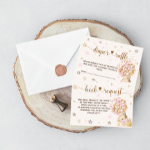 Windeln Raffle Bücher fragen Girl Duschbär Rosa