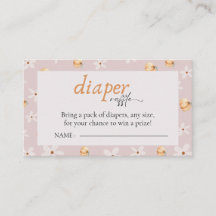 Windeln Raffle ein wenig Pumpkin Fall Baby Dusche