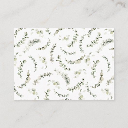 Windeln Raffle Fall Kleine Pumpkin Pink Babydusche Begleitkarte (Rückseite)