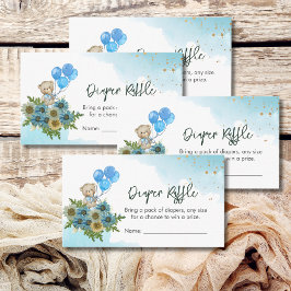 Windeln Raffle Game können wir frühzeitig abwarten Begleitkarte