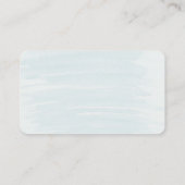 Windeln Raffle Gedicht Turquoise Rainbow Baby Dusc Begleitkarte (Rückseite)