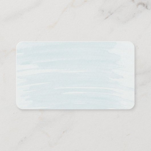 Windeln Raffle Gedicht Turquoise Rainbow Baby Dusc Begleitkarte (Rückseite)