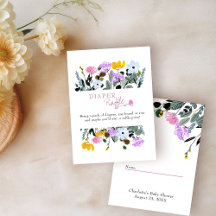 Windeln Raffle Hübsche Wildblume Rasen Weiß