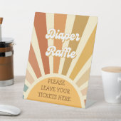 Windeln Raffle Schild Hier Oh Baby Blume Bloom (In SItu)