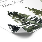 Windeln Raffle Schildkrötenbaum Woodland Babydusch Poster (Ecke)