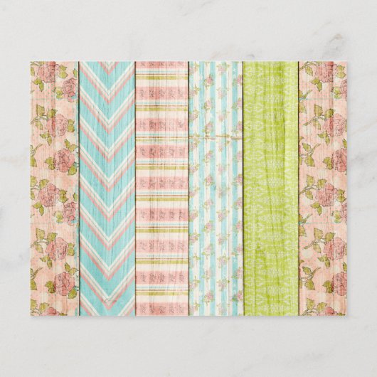 Windeln Raffle Shabby Rose Kinderdusche Eintrittsk Flyer (Hinten)