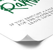 Windeln Raffle Sommer Berry Sweet Baby Dusche Poster (Ecke)