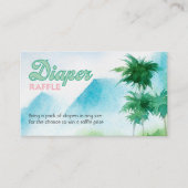 Windeln-Raffle-Surfbretter auf der Beach-Baby-Dusc Begleitkarte (Vorderseite)