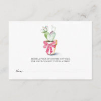 Windeln-Raffle-Ticket, kleine Süße