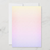 Windeln Raffle Tickets Niedlich Rainbow Baby Dusch Einladung (Rückseite)