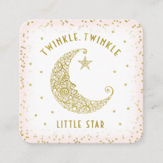 Windeln Raffle Twinkle Little Star Baby Dusche Pin Begleitkarte