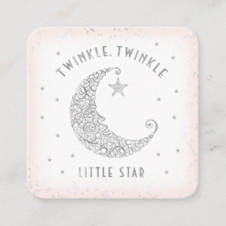 Windeln Raffle Twinkle Little Star Baby Dusche Pin Begleitkarte