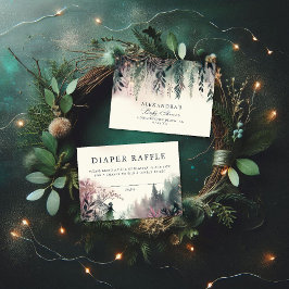 Windeln Raffle Verzauberte Waldbrände Begleitkarte